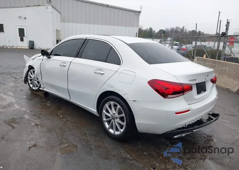 2020 Mercedes-Benz A 220 из США, поврежденный, VIN WDD3G4EB8LW038108